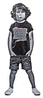 JEF AEROSOL - Painting Kids (shape) (copie)